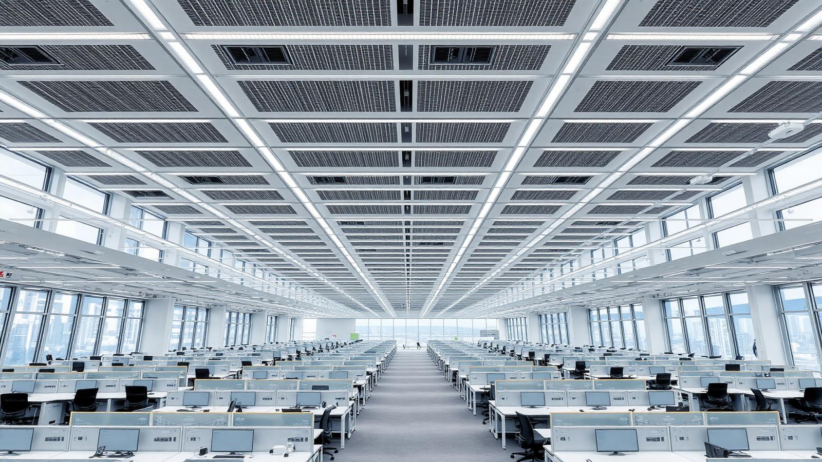 Tencent Binhai Tower — Open-Plan Office Relighting